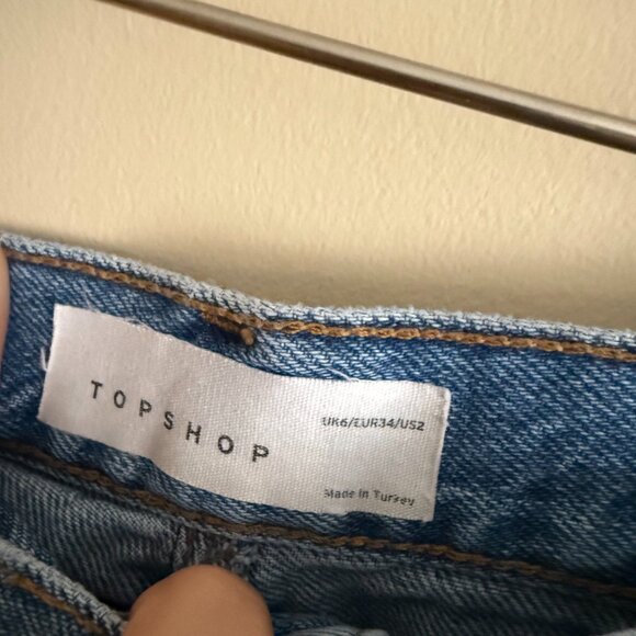 Topshop Mom Denim Short - Picture 3 of 4